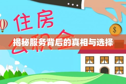 宏伟揭秘服务背后的真相与选择