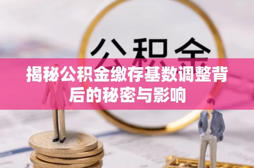 宏伟揭秘公积金缴存基数调整背后的秘密与影响
