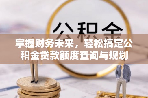 宏伟掌握财务未来，轻松搞定公积金贷款额度查询与规划