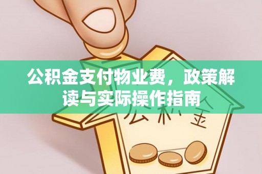 宏伟公积金支付物业费，政策解读与实际操作指南
