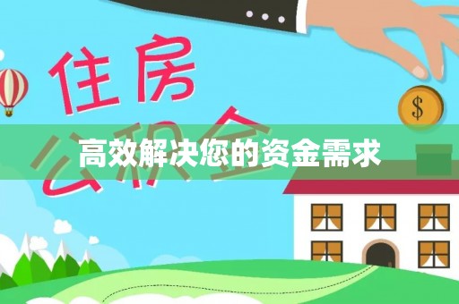 宏伟高效解决您的资金需求