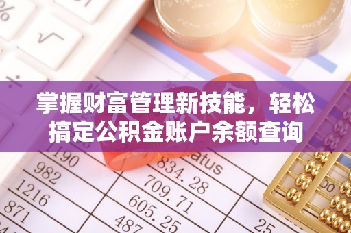 宏伟掌握财富管理新技能，轻松搞定公积金账户余额查询