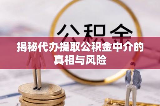 宏伟揭秘代办提取公积金中介的真相与风险