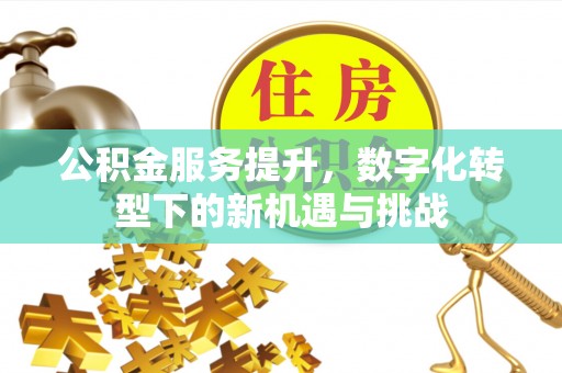 宏伟公积金服务提升，数字化转型下的新机遇与挑战