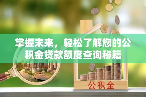 宏伟掌握未来，轻松了解您的公积金贷款额度查询秘籍