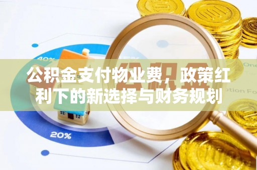 宏伟公积金支付物业费，政策红利下的新选择与财务规划