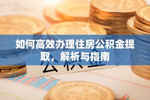 宏伟如何高效办理住房公积金提取，解析与指南