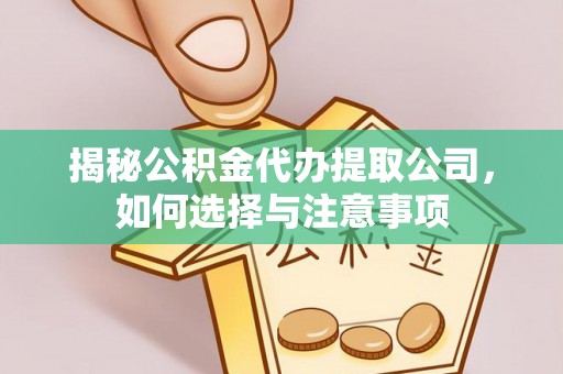 宏伟揭秘公积金代办提取公司，如何选择与注意事项