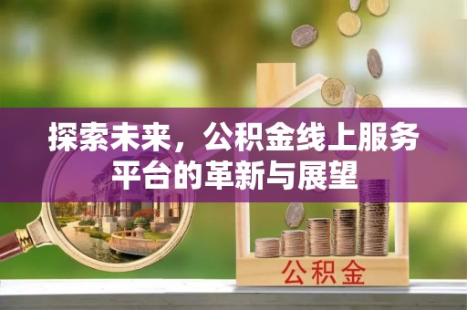 宏伟探索未来，公积金线上服务平台的革新与展望