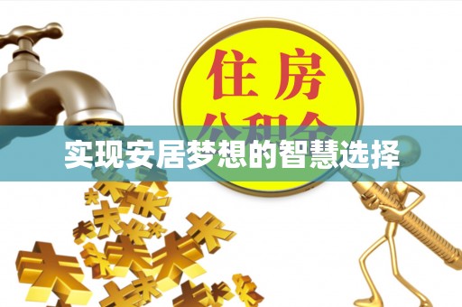 宏伟实现安居梦想的智慧选择