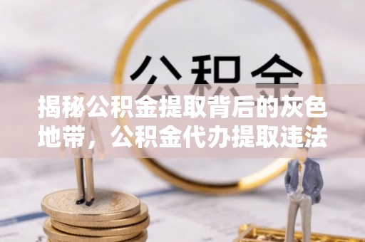 宏伟揭秘公积金提取背后的灰色地带，公积金代办提取违法不？