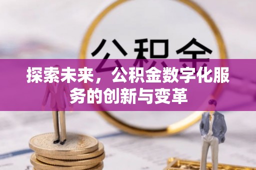 宏伟探索未来，公积金数字化服务的创新与变革