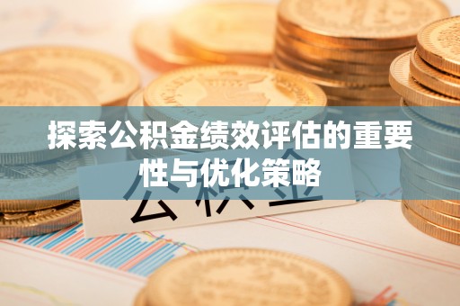 宏伟探索公积金绩效评估的重要性与优化策略