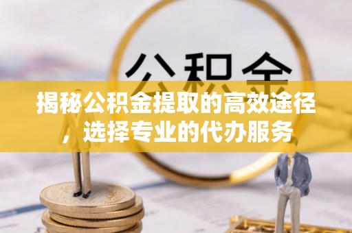 宏伟揭秘公积金提取的高效途径，选择专业的代办服务
