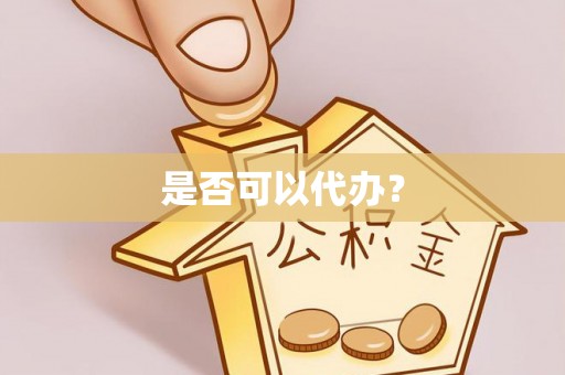 宏伟是否可以代办？