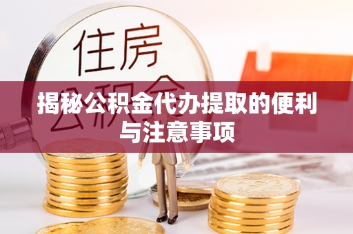 宏伟揭秘公积金代办提取的便利与注意事项