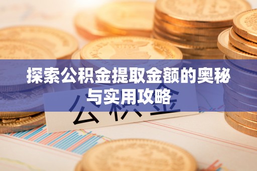 宏伟探索公积金提取金额的奥秘与实用攻略