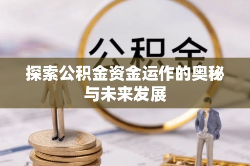 宏伟探索公积金资金运作的奥秘与未来发展