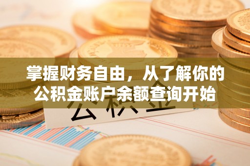 宏伟掌握财务自由，从了解你的公积金账户余额查询开始