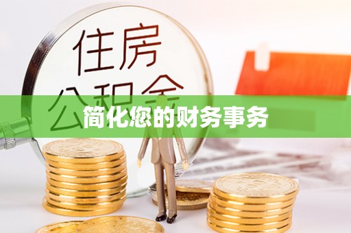 宏伟简化您的财务事务