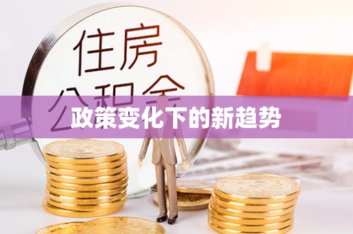 宏伟政策变化下的新趋势